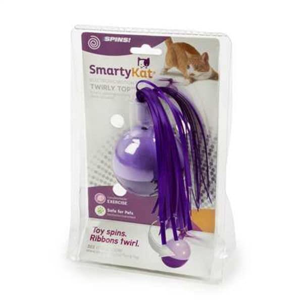 SmartyKat Twirly Top Electronic Motion Ball Cat Toy