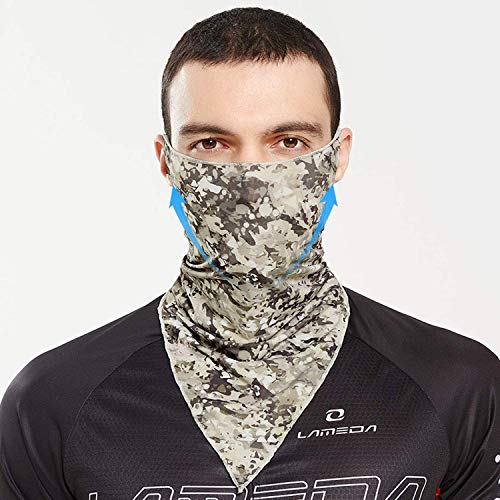 Camouflage Blue UV Protection Face Mask - Toys