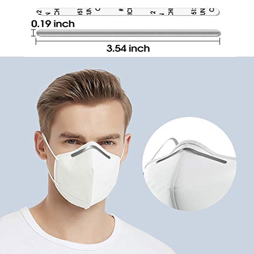 White Braided Elastic Bands for Sewing - 50 Roll