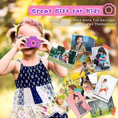 Seckton Kids Selfie Camera with 32GB SD Card - Purple