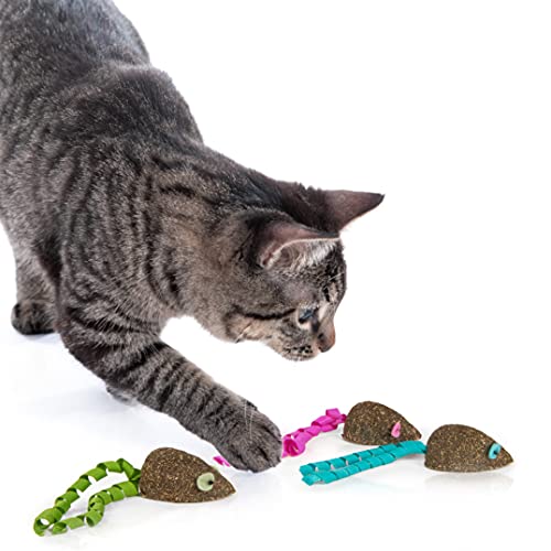 SmartyKat Magic Mice Catnip Ribbon Toys - Set of 3