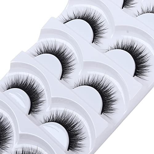 Wleec Beauty 3D Silk Eyelashes Handmade False Eyelash Pack Natural Crisscross Lashes #3D/F41 (15 Pairs/3 Pack)