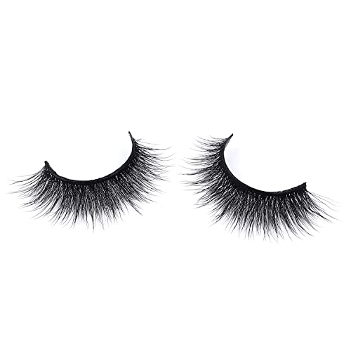 Wleec Beauty 3D Silk Eyelashes Handmade False Eyelash Pack Natural Crisscross Lashes #3D/F41 (15 Pairs/3 Pack)