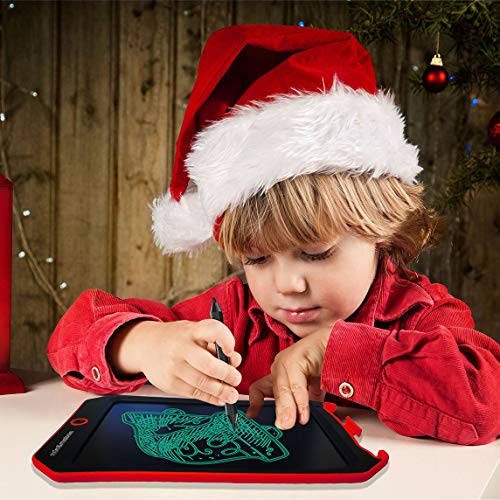 Spring& Writing Tablet for Birthday Gift,Kids Toy 8.5 in LCD Writing Tablet Electronic Writings Pads Drawing Board Gifts for Kids Office Blackboard-Erase Button Lock Included ï¼Red-dï¼