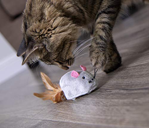 Petlinks Bumper Mouse Cat Toy Motorized Chase Toy