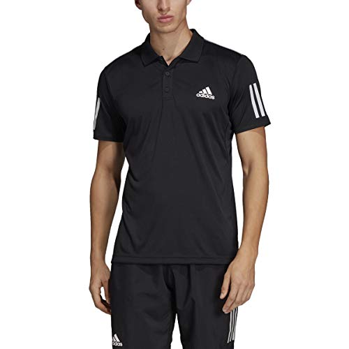 adidas Mens 3-Stripes Club Polo Shirt