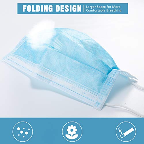 Eventronic 50 Pcs Breathable Face Masks for Home
