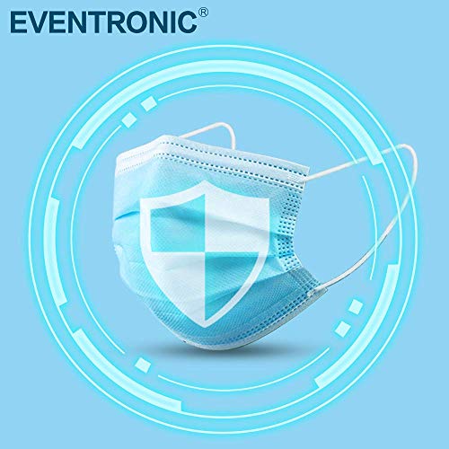 Eventronic 50 Pcs Breathable Face Masks for Home