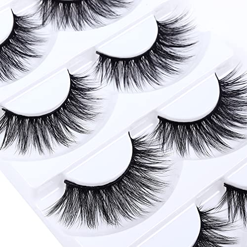Wleec Beauty 3D Silk Lashes Handmade Dramatic False Eyelash Pack #3D/F15 (15 Pairs/3 Pack)