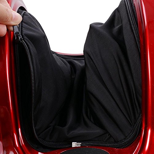 AW Shiatsu Foot Massager Kneading and Rolling Leg Calf Ankle with Remote Control Personal Home Health Care Red