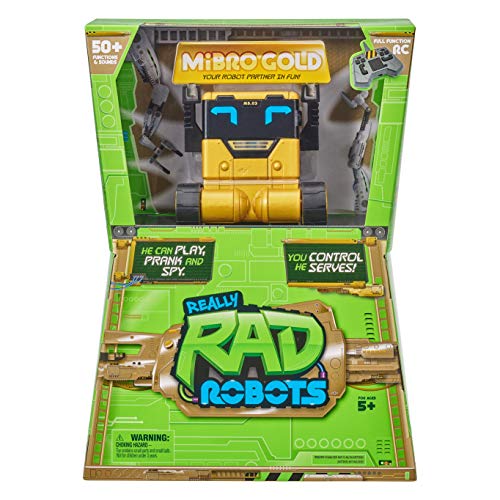 Really Rad Robots - Mibro Gold - Plays, Talks, and Pranks (Amazon Exclusive)