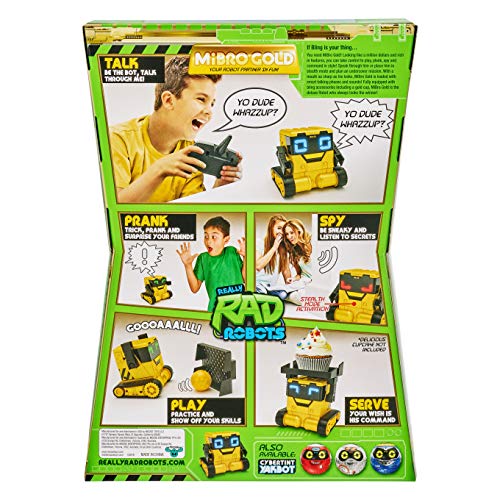 Really Rad Robots - Mibro Gold - Plays, Talks, and Pranks (Amazon Exclusive)