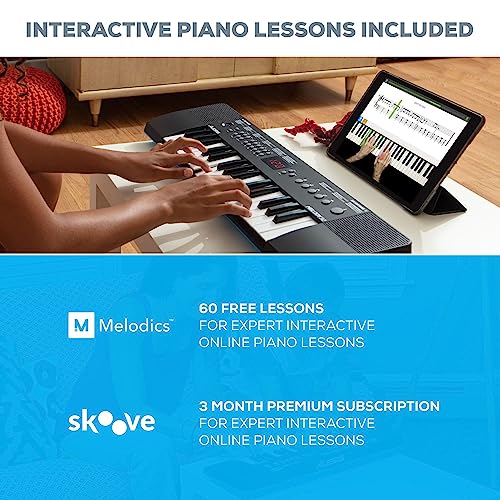 32-Key Electric Keyboard Digital Piano with Speakers, 300 Sounds
