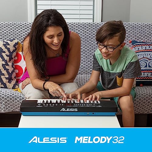 32-Key Electric Keyboard Digital Piano with Speakers, 300 Sounds