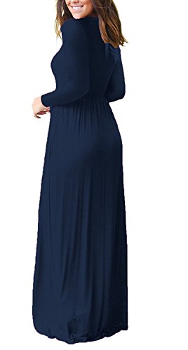 GRECERELLE Navy Blue Maxi Dress
