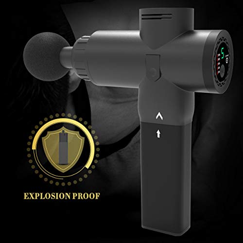 OBOR Deep Tissue Massage Gun Electric Full Body Handheld Muscle Percussion Massager 5 Speed Adjustable Quiet & Powerful Device for Personal Health Care