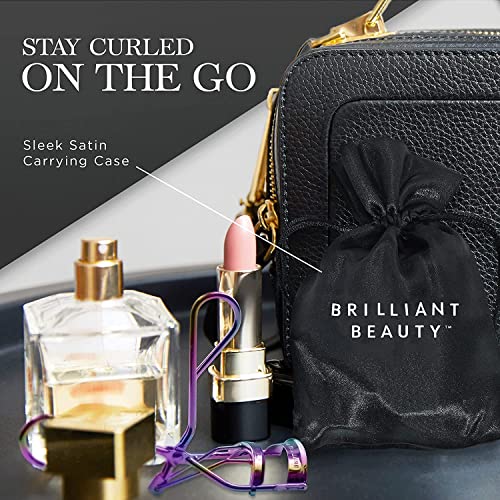 Eyelash Curler with Satin Bag & Refill Pads