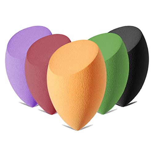YEOTWIN Makeup Sponge Set Latext-free Beauty Sponge Makeup Blender Foundation Sponge Applicator Sponges (3cps)