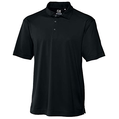 Cutter & Buck Men's Big-Tall Cb Drytec Genre Polo Shirt, Black, 5XB