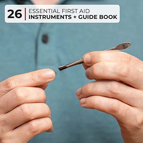 First Aid Kit ? 291 Pieces ? Bag. Packed with Hospital Grade Medical Supplies for Emergency and Survival situations. Ideal for The Car, Camping, Hiking, Travel, Office, Sports, Pets, Hunting, Home