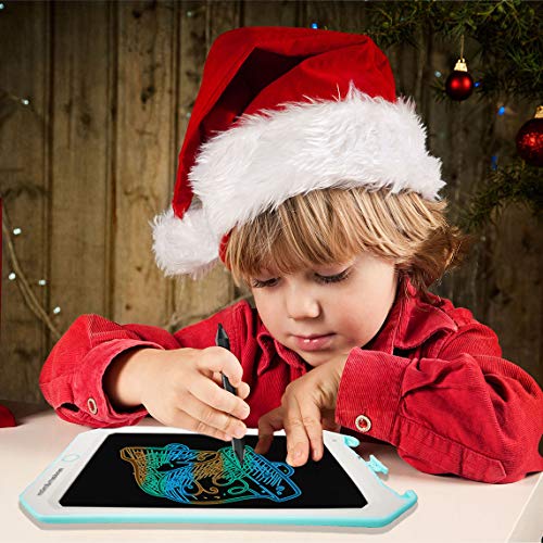 8.5 in Colorful Electronic Drawing Pads for Kids, Portable Reusable Erasable Writer, Elder Message Board, 4-8 Years Old Boys for Digital Handwriting Pad Doodle Board for School (Green-cc)