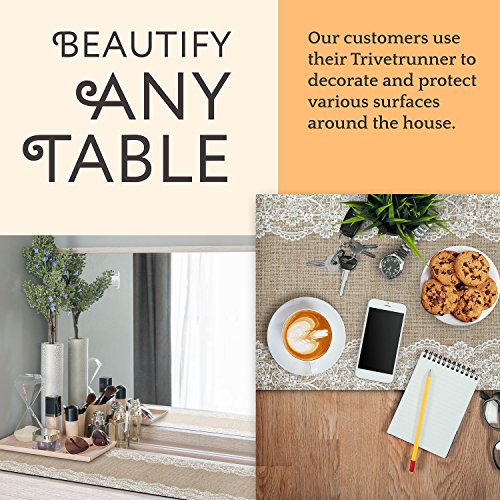 Anna Stay Jute Table Runner with Heat Resistant Trivet