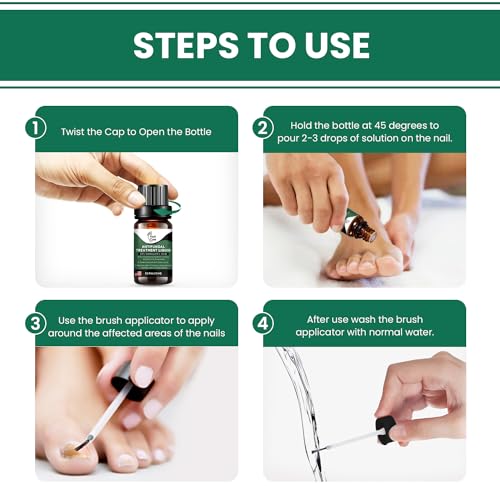 EXTRA STRONG Nail Fungus Treatment -Made In USA, Best Nail Repair Set, Stop Fungal Growth, Effective Fingernail & Toenail Health Care Solution, Fix & Renew Damaged, Broken, Cracked & Discolored Nails