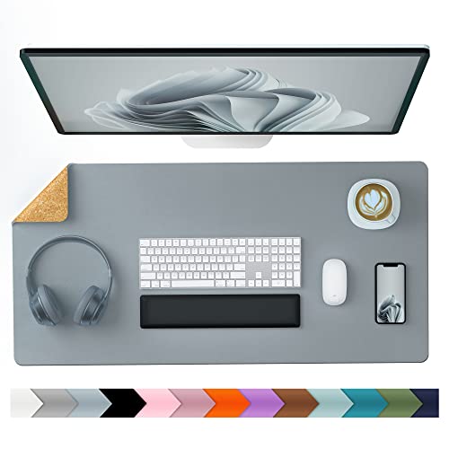 Large Dual Side Mouse Pad, Office Desk Protector