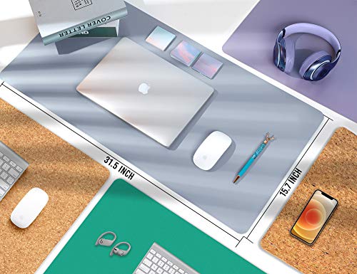 Large Dual Side Mouse Pad, Office Desk Protector