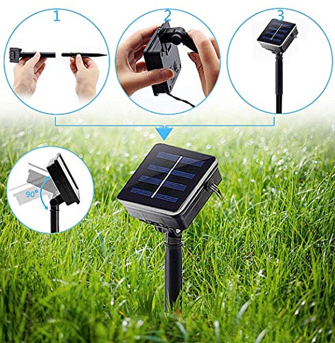 Cherry Blossom Solar String Lights for Outdoor Decoration