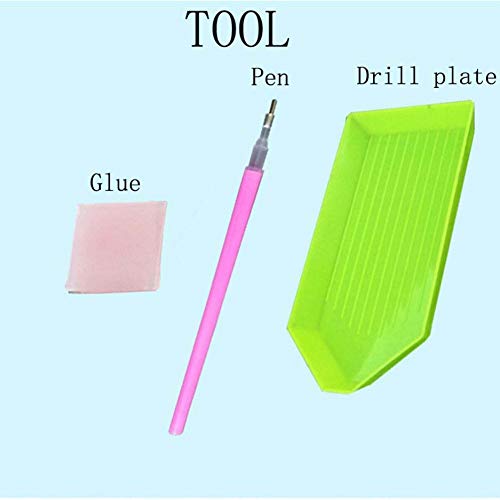 Adarl 5D DIY Diamond Painting Rhinestone Pictures of Crystals Embroidery Kits Arts, Crafts & Sewing Cross Stitch Phoenix 1