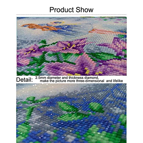 Adarl 5D DIY Diamond Painting Rhinestone Pictures of Crystals Embroidery Kits Arts, Crafts & Sewing Cross Stitch Phoenix 1