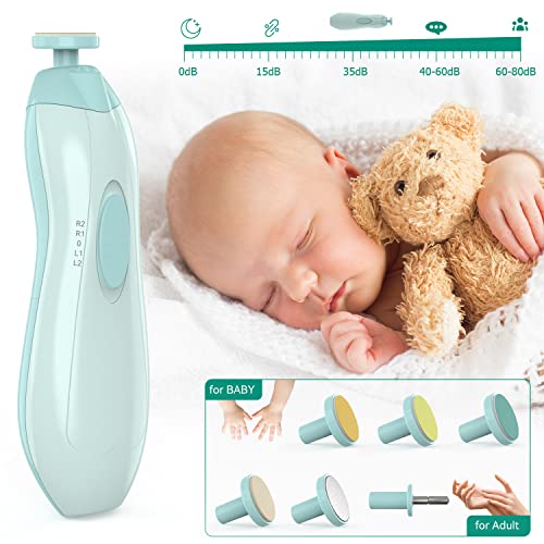 Baby Healthcare and Grooming Kit, 24 in 1 Baby Electric Nail Trimmer Set, Lupantte Nursery Care Kit, Toddler Nail Clippers, Medicine Dispenser, Infant Comb, Brush, etc. Baby Care Products.