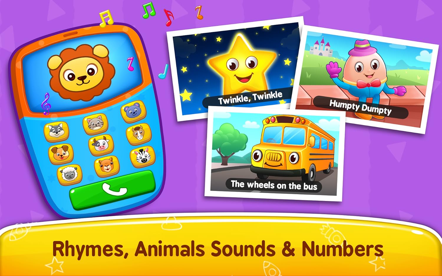 Baby Games - Nursery Rhymes, Baby Piano, Baby Phone, First Words For Babies & Kids