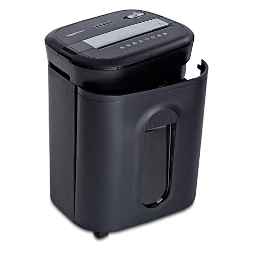 Amazon Basics 15-Sheet Cross-Cut Paper, CD Credit Card Office Shredder