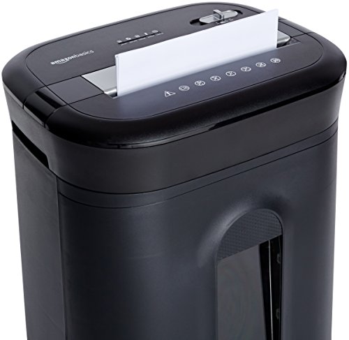 Amazon Basics 15-Sheet Cross-Cut Paper, CD Credit Card Office Shredder