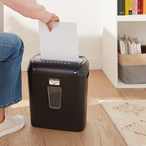 Amazon Basics 12-Sheet Cross-Cut Paper and Credit Card Home Office Shredder