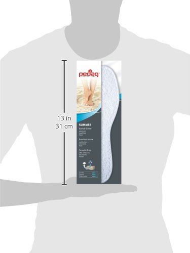 Pedag Summer Cotton Sockless Insoles | Germany | Sweat & Odor Control | Washable