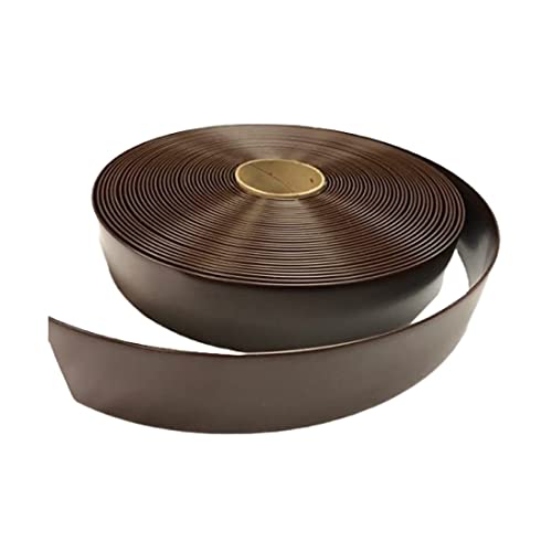 20' Dark Brown Vinyl Strap Roll for Patio Furniture
