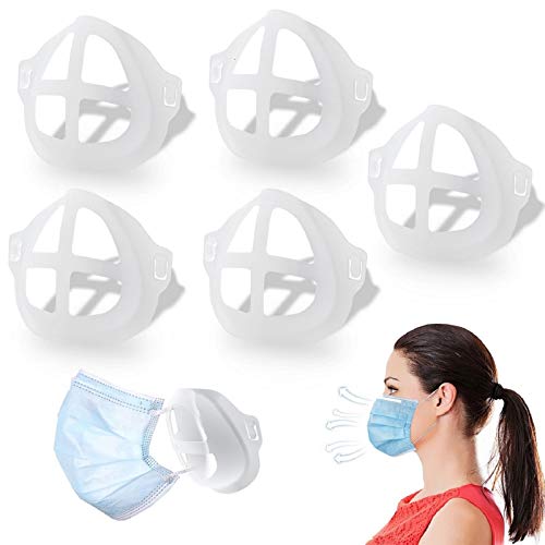 3D Mask Bracket - Oceantree Protect Lipstick Lips - Internal Support Holder Frame Nose Breathing smoothly - DIY Face Mask Accessories(5Pcs) (Large-Adult)