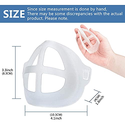 3D Mask Bracket - Oceantree Protect Lipstick Lips - Internal Support Holder Frame Nose Breathing smoothly - DIY Face Mask Accessories(5Pcs) (Large-Adult)