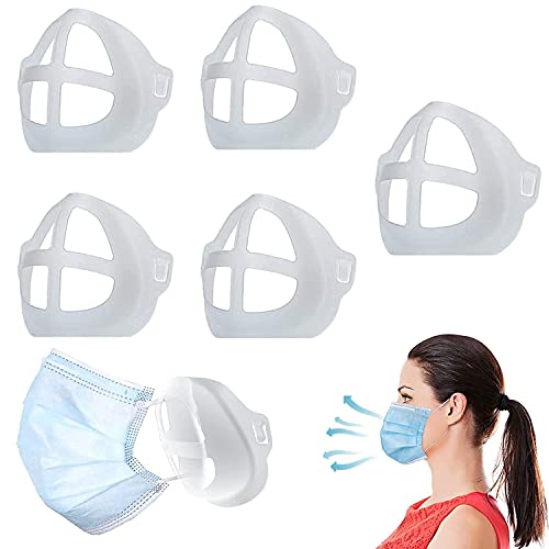 3D Mask Bracket - Oceantree Protect Lipstick Lips - Internal Support Holder Frame Nose Breathing smoothly - DIY Face Mask Accessories(5Pcs) (Large-Adult)
