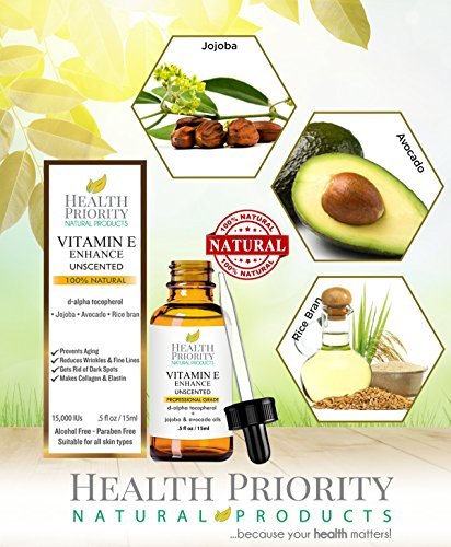 Organic Vitamin E Oil for Nourished, Healthy Skin