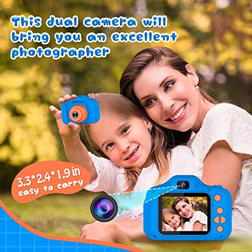 Seckton Kids Selfie Camera - HD Video - Navy Blue