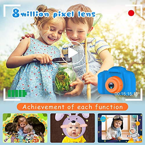 Seckton Kids Selfie Camera - HD Video - Navy Blue