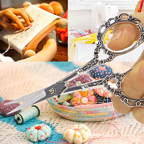 Vintage Plum Blossom Scissors for Sewing & Crafts