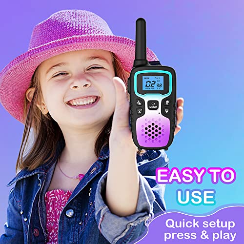 Wishouse Walkie Talkies - Long Range, Fun & Safe
