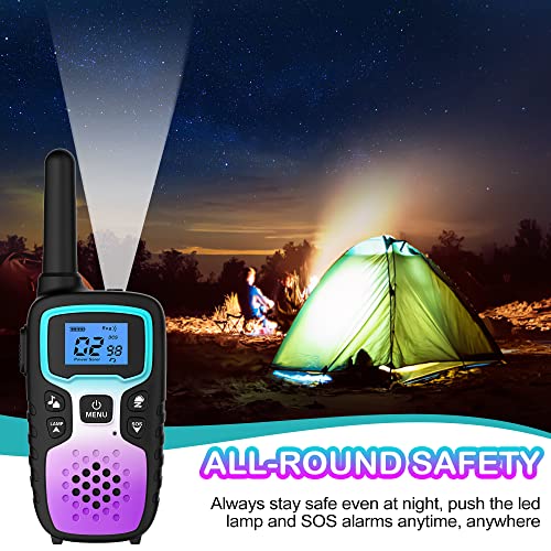 Wishouse Walkie Talkies - Long Range, Fun & Safe