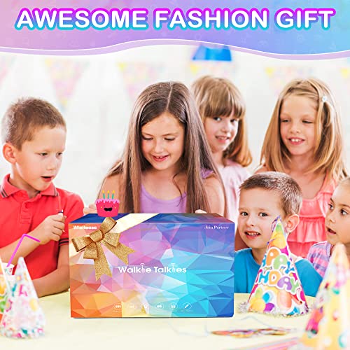 Wishouse Walkie Talkies - Long Range, Fun & Safe