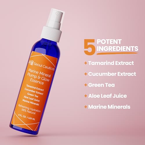 Essence Korean Skin Care - This Facial Essence Is A Must For An Effective Korean Beauty Routine - Contains Japanese Green Tea, Aloe, Cucumber, Marine Minerals & Tamarind Extract For That Youthful Glow